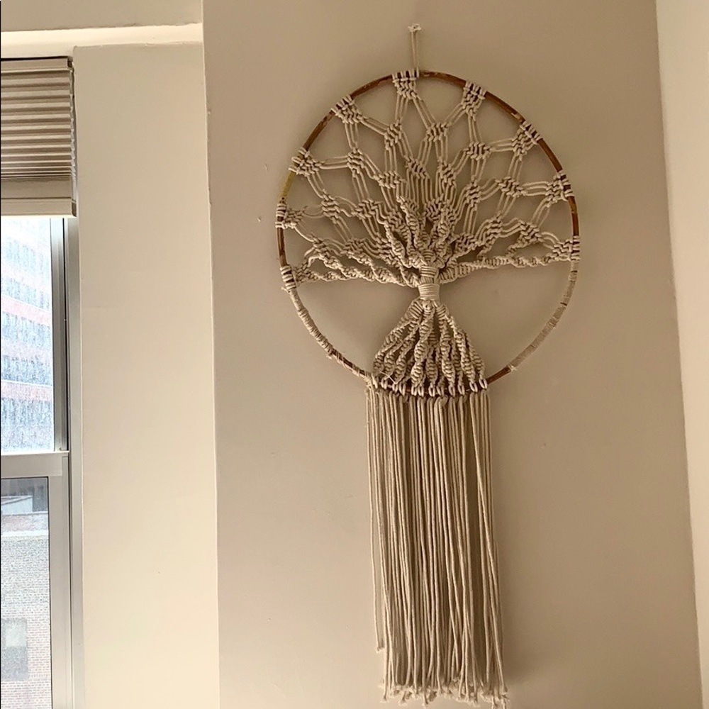 Macrame Dream Catcher Wall Decor